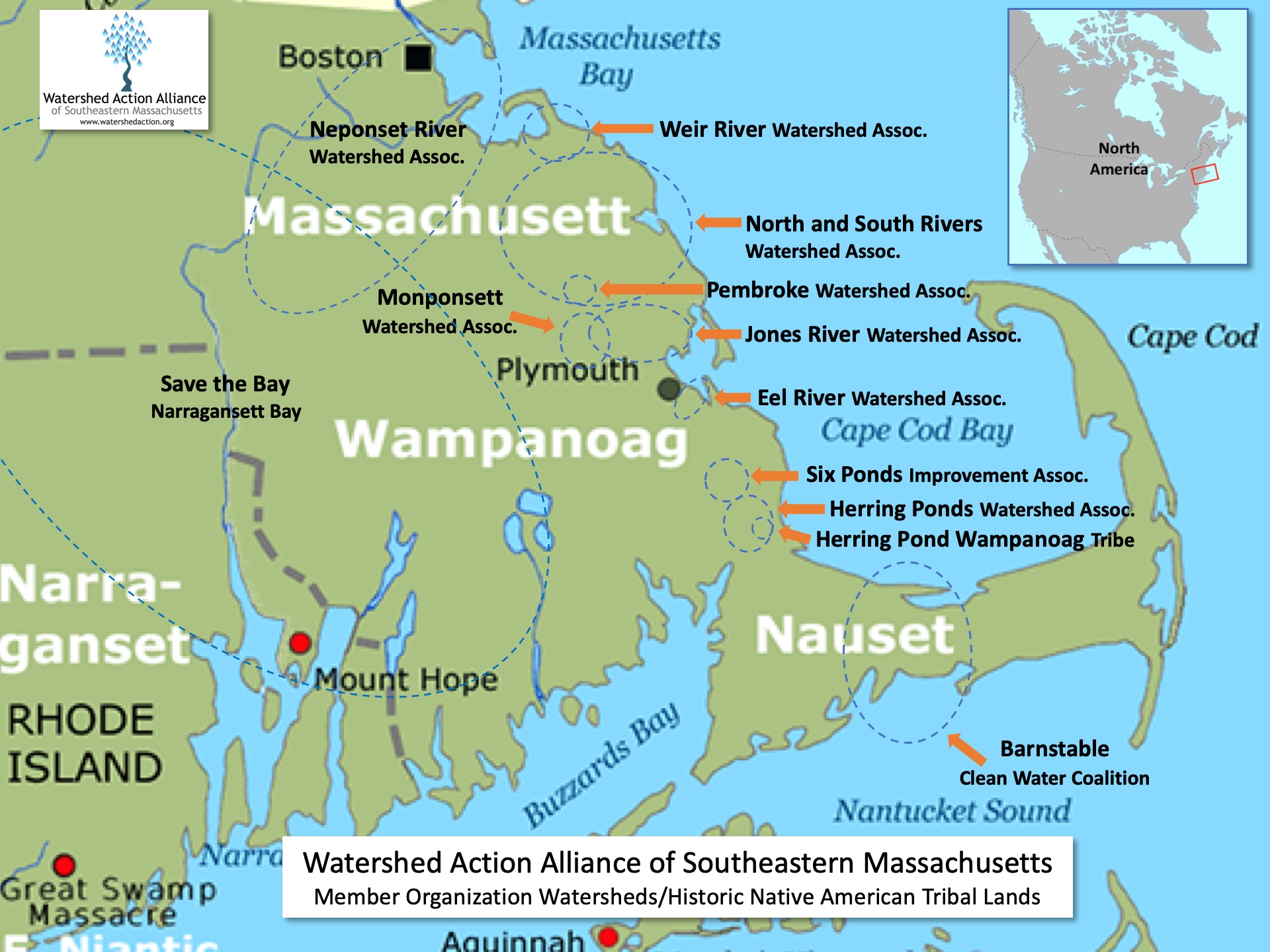 Map of WAs for website w Nat Am tribes no boundaries